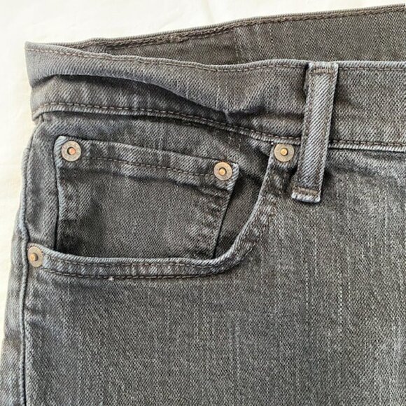LEVI STRAUSS 511 Straight Leg Faded Black Denim Jeans 33 x 32 - Picture 6 of 14